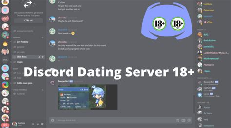 C'est grâce à cette action que vous aidez le serveur à se propulser !. . Dating discord servers